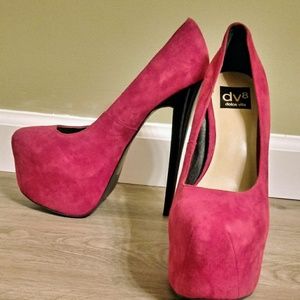 Dolce Vita Hot Pink Platform Heels